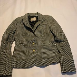 BANANA REPUBLIC Blazer SIZE 0 Black White.